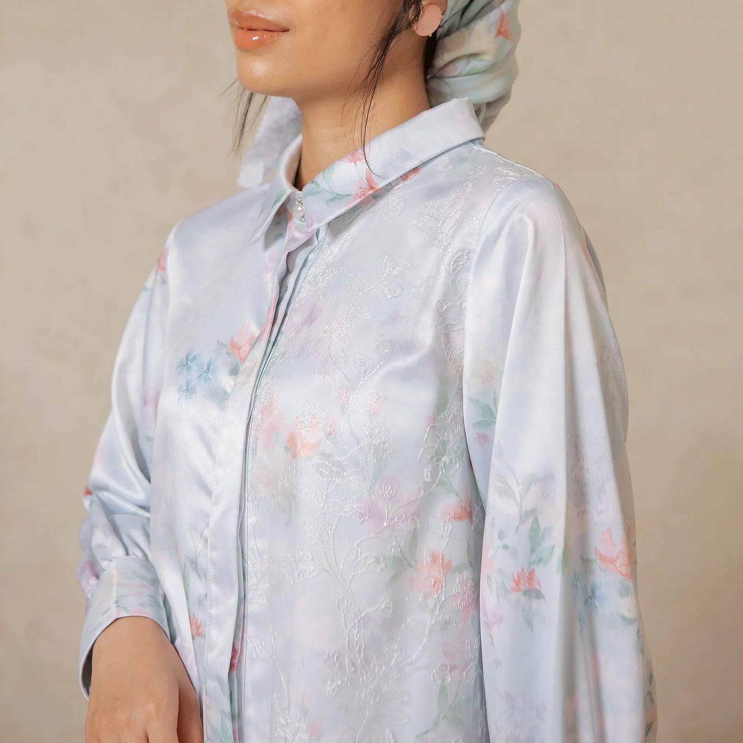 ardena dusty blue tops hijabchic atasan kemeja