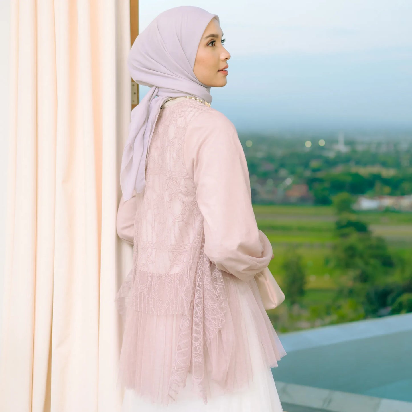 Syahita Dusty Pink Tops