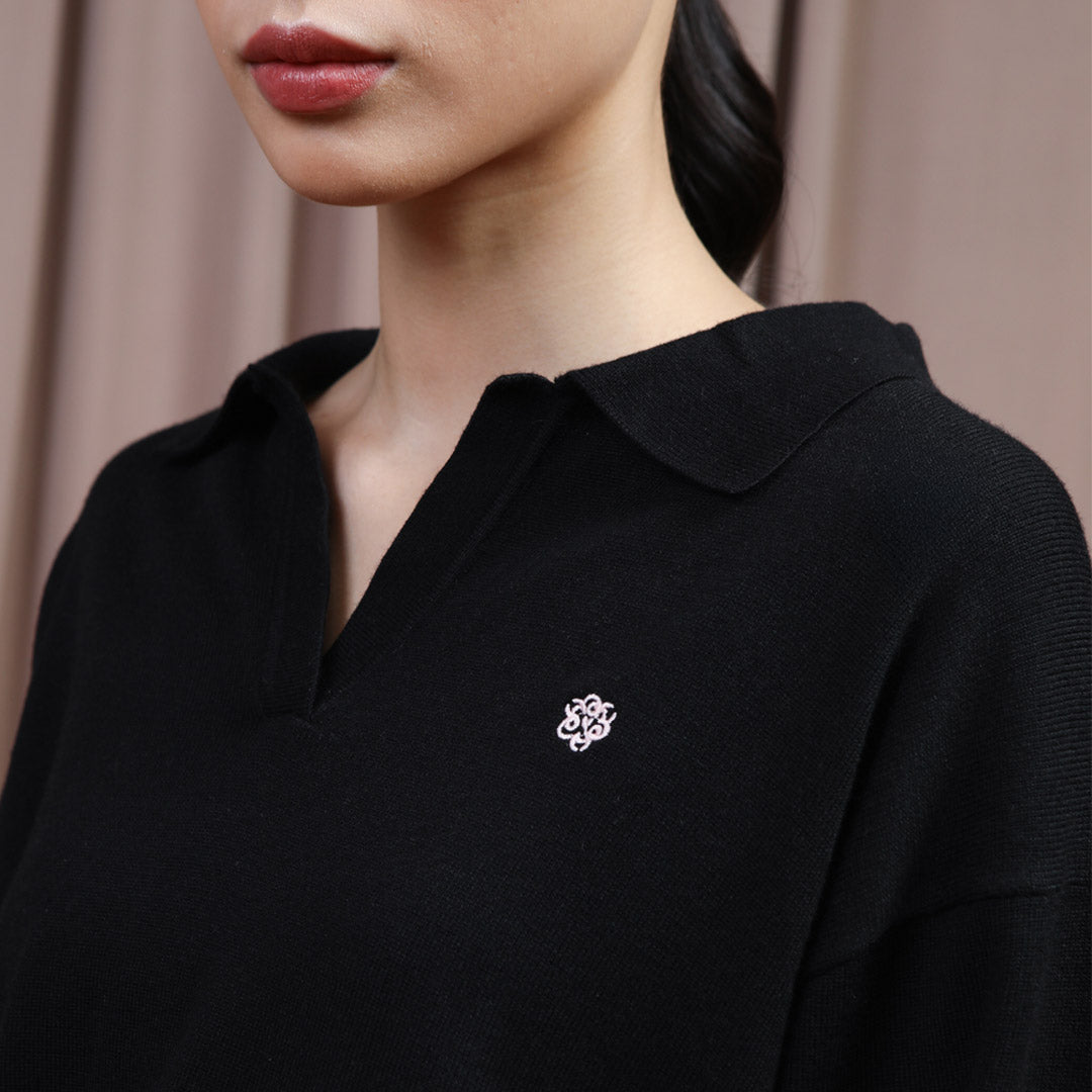 Evelyn Black Top