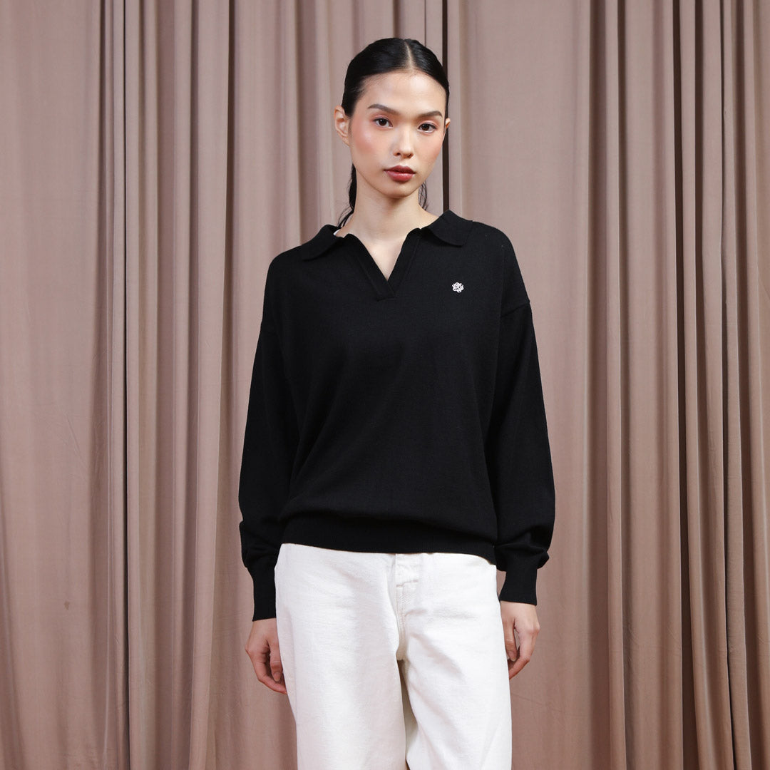 Evelyn Black Top