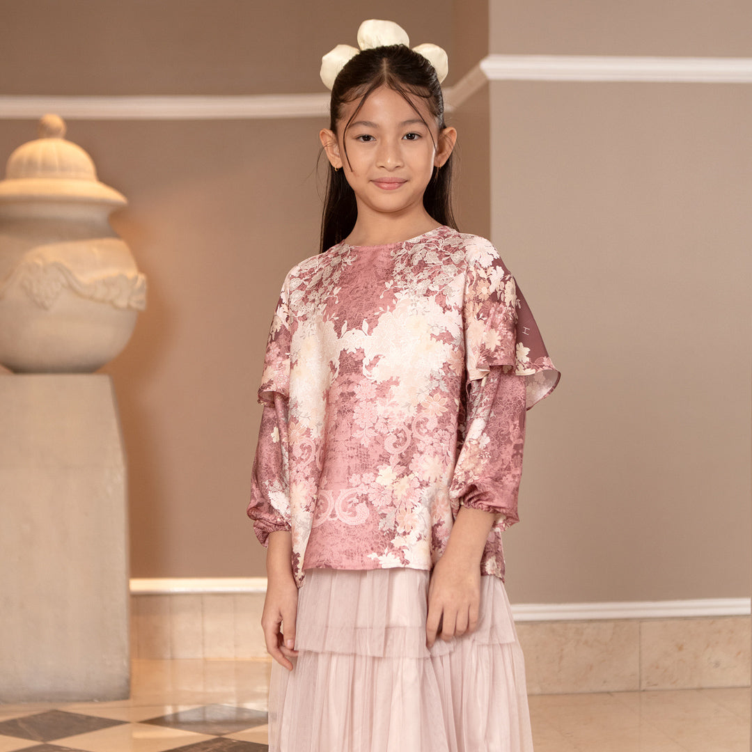 Evalina Girl Top Rosewood