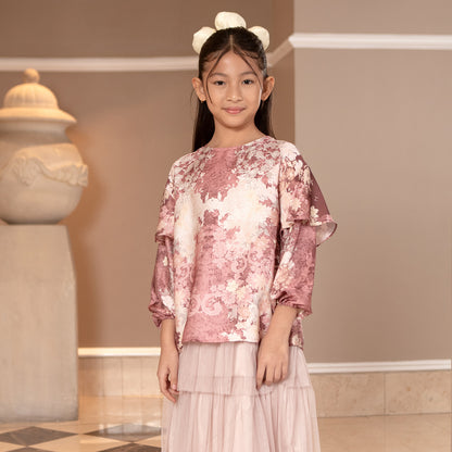 Evalina Girl Top Rosewood