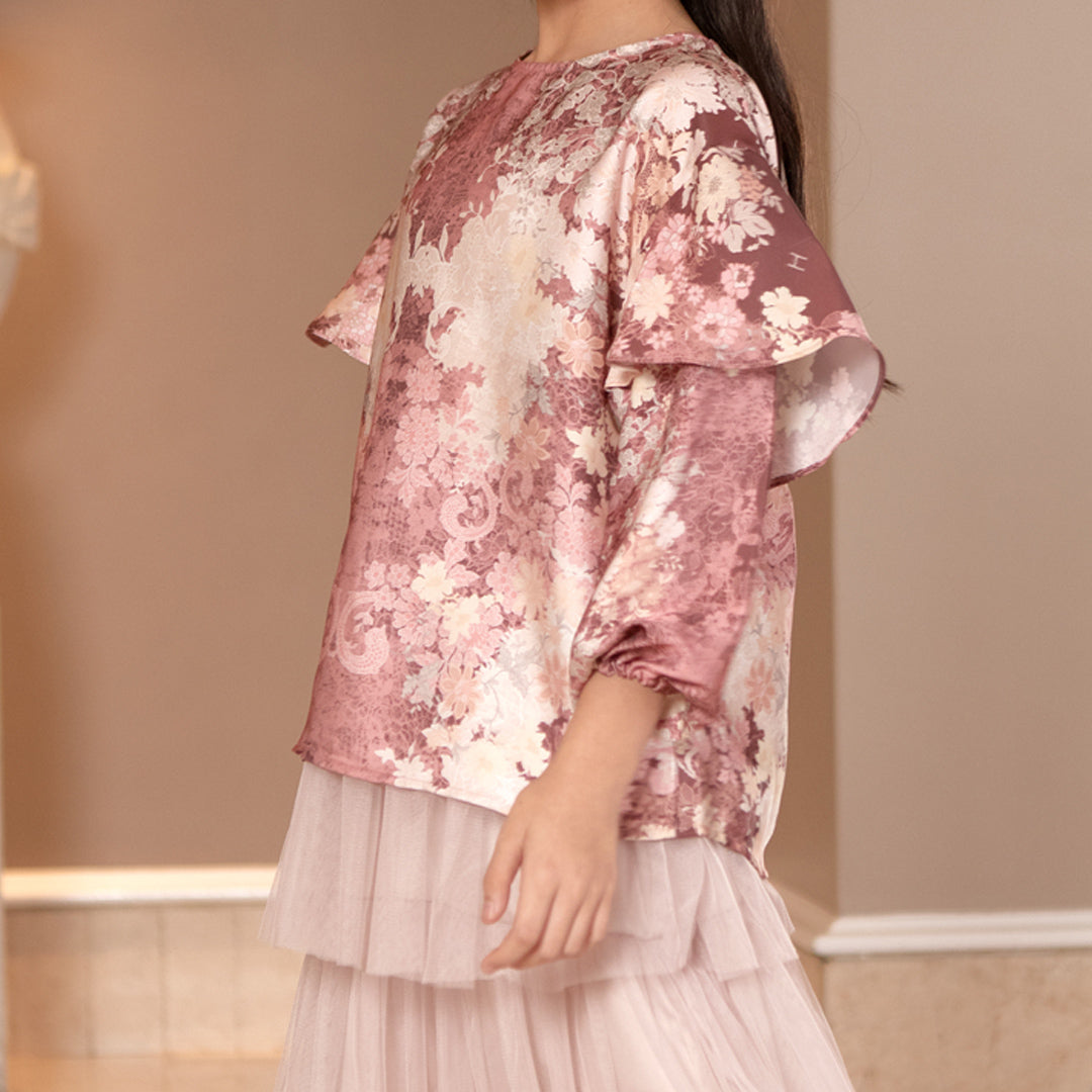 Evalina Girl Top Rosewood