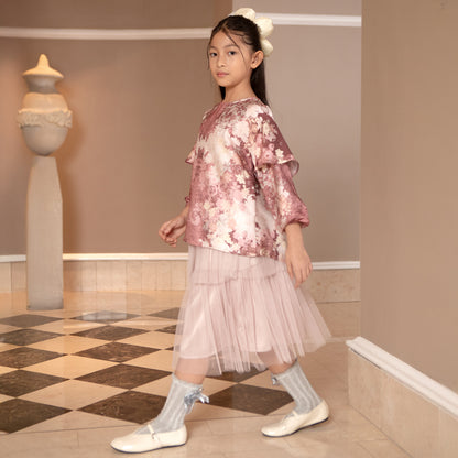 Evalina Girl Top Rosewood