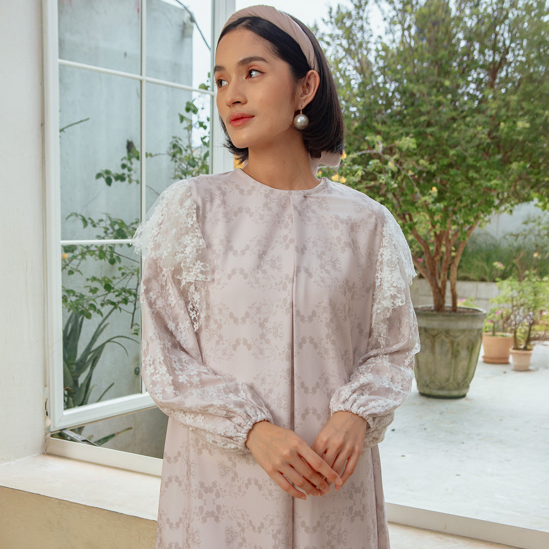 Fiya Dress Ivory Rose