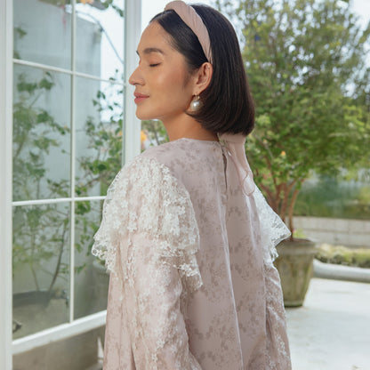 Fiya Dress Ivory Rose