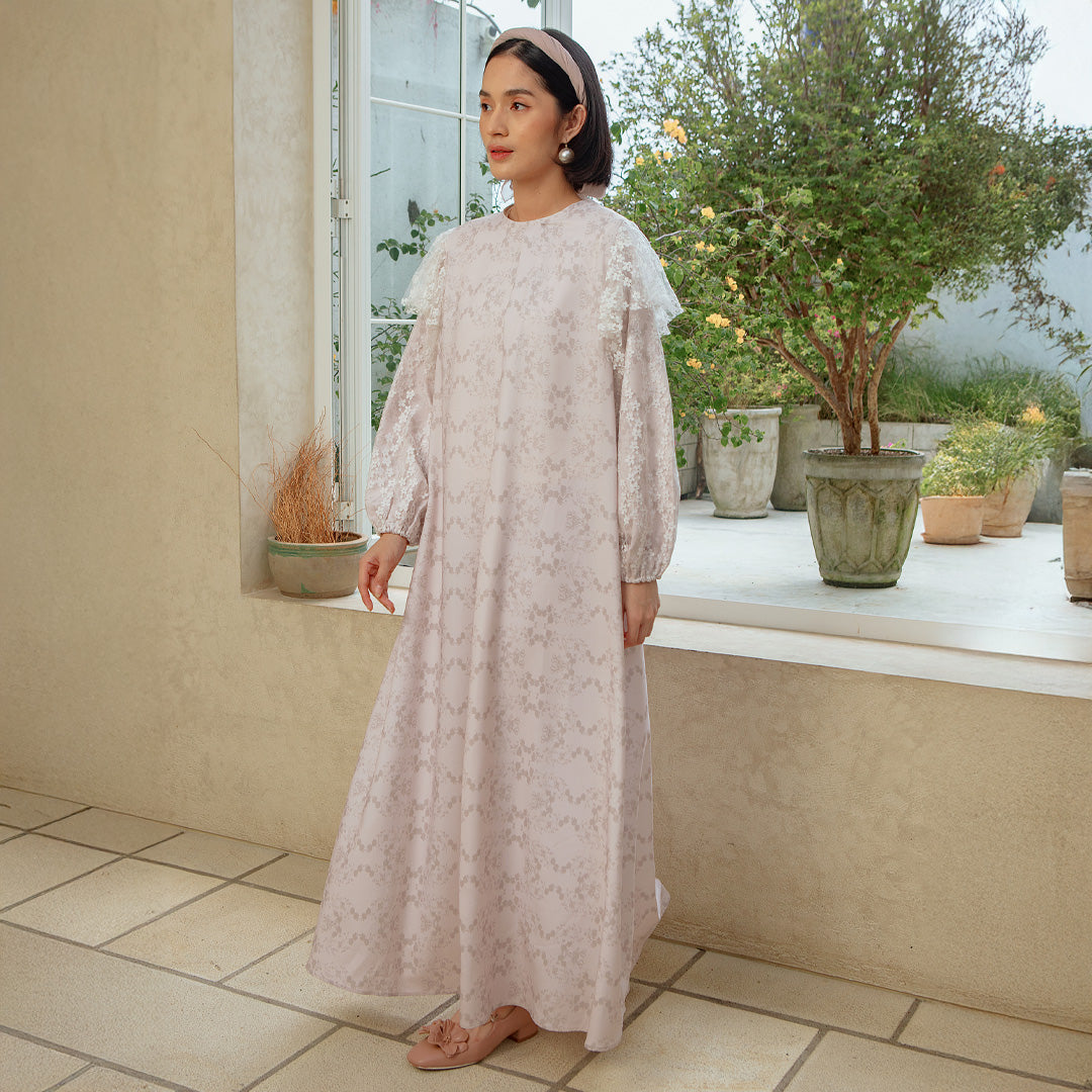 Fiya Dress Ivory Rose