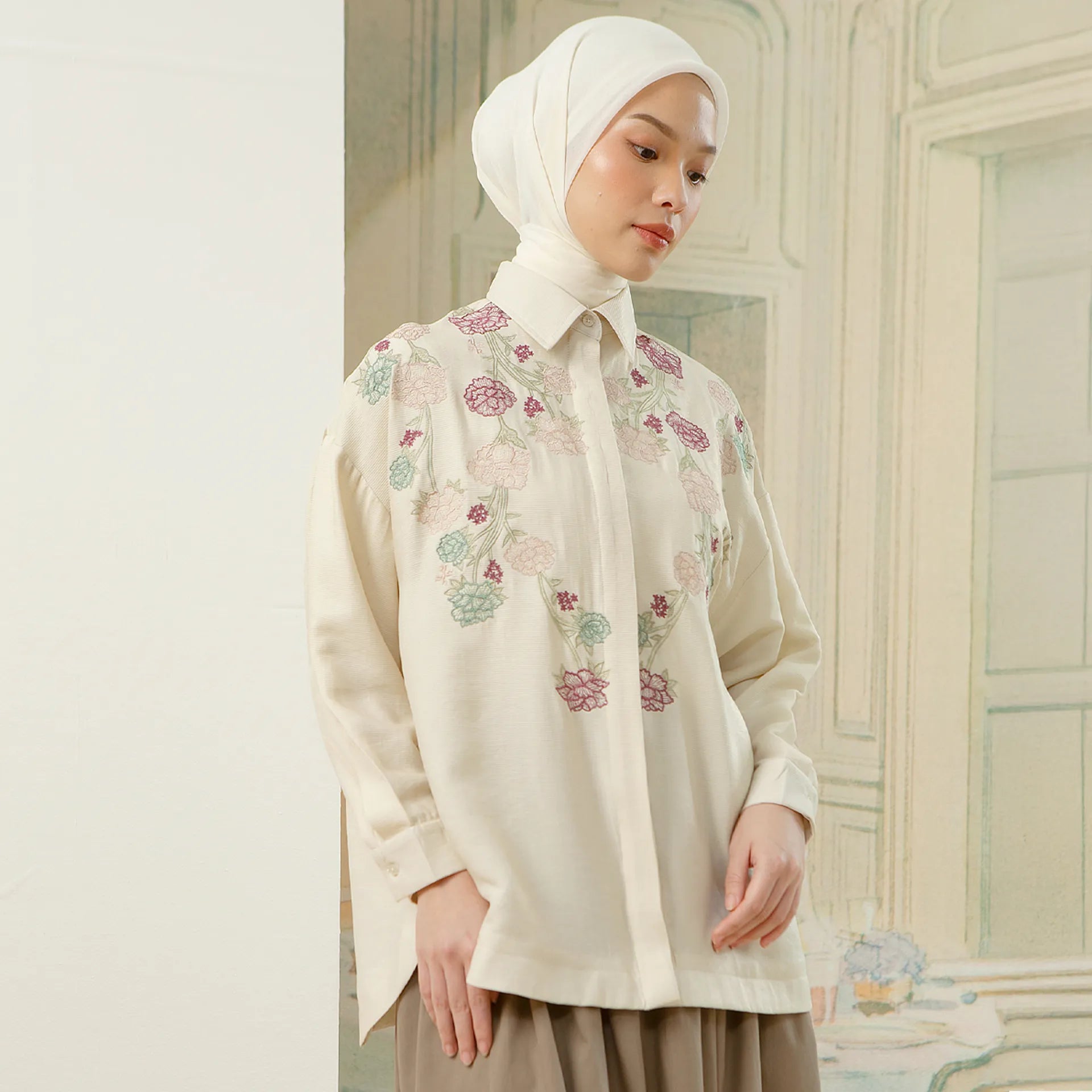 Gaiia Beige Top
