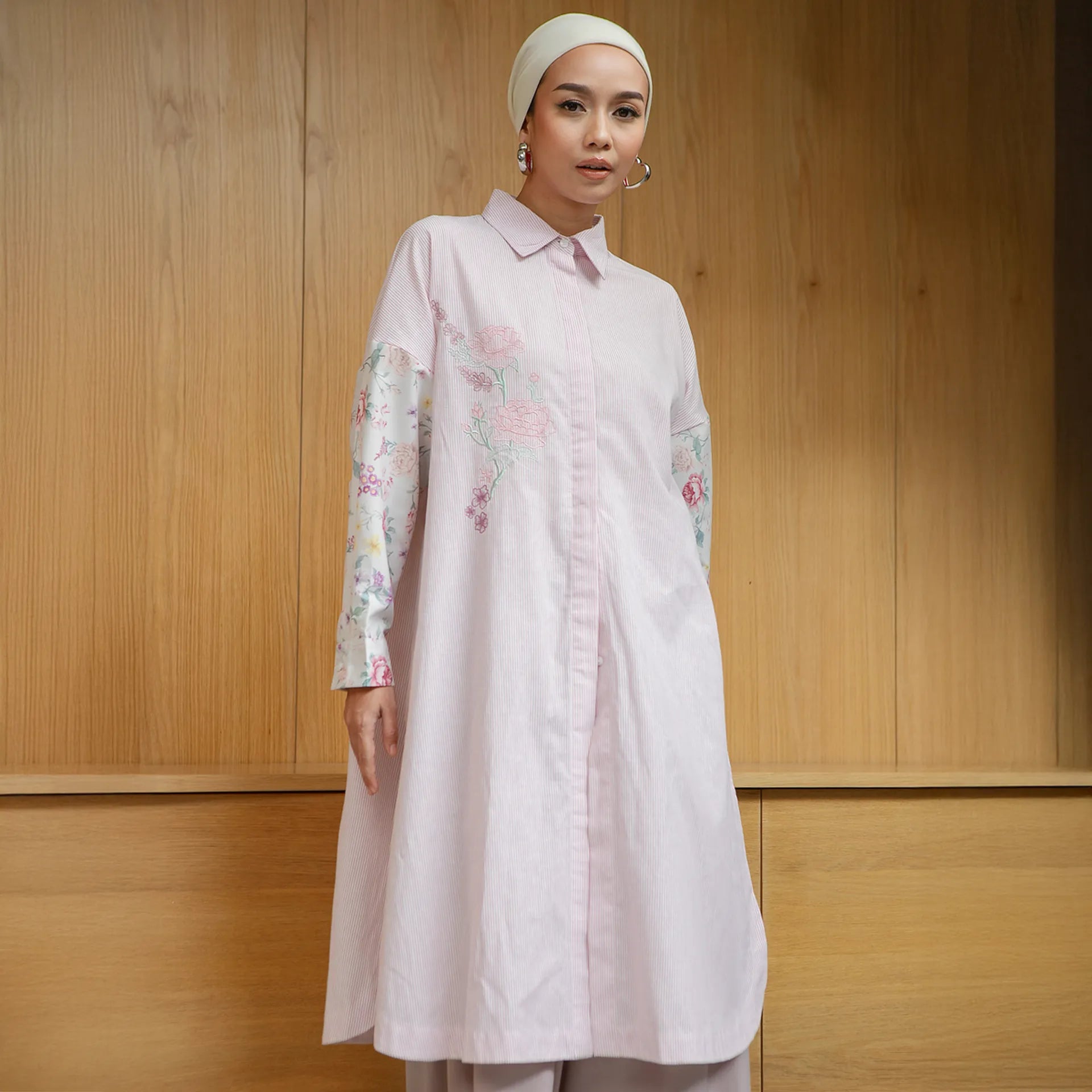 Giuli Pale Pink Tunic | HijabChic