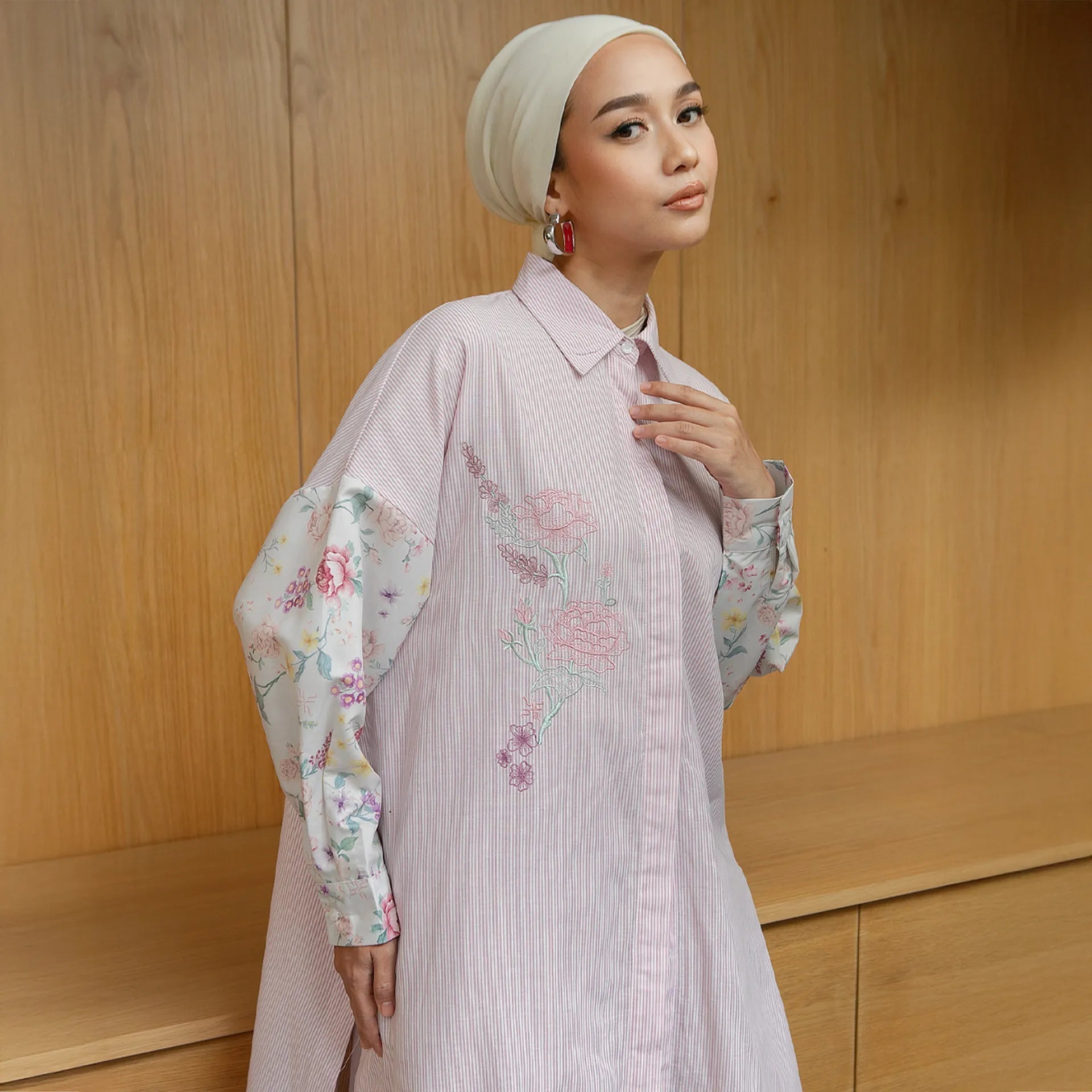 Giuli Pale Pink Tunic | HijabChic