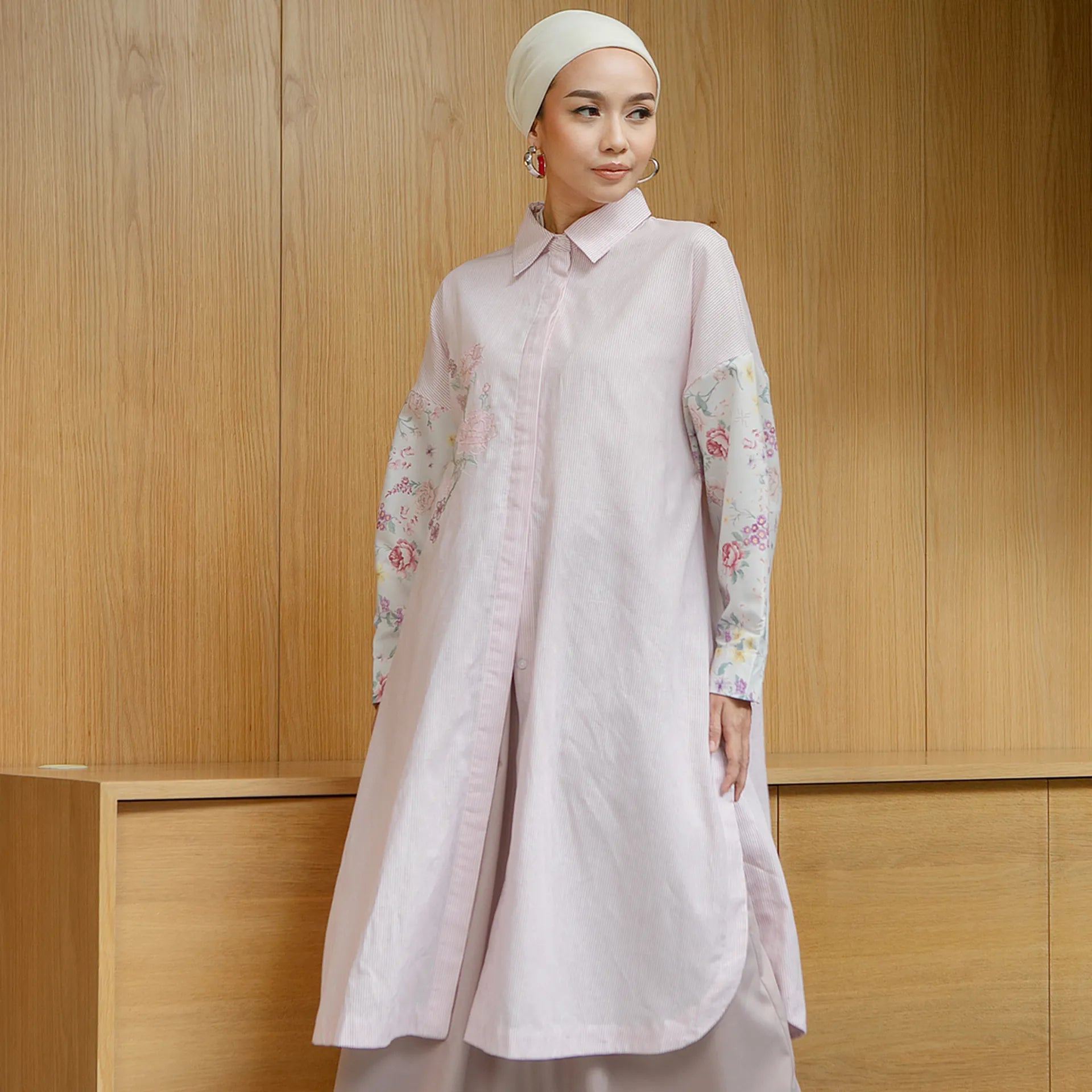 Giuli Pale Pink Tunic | HijabChic
