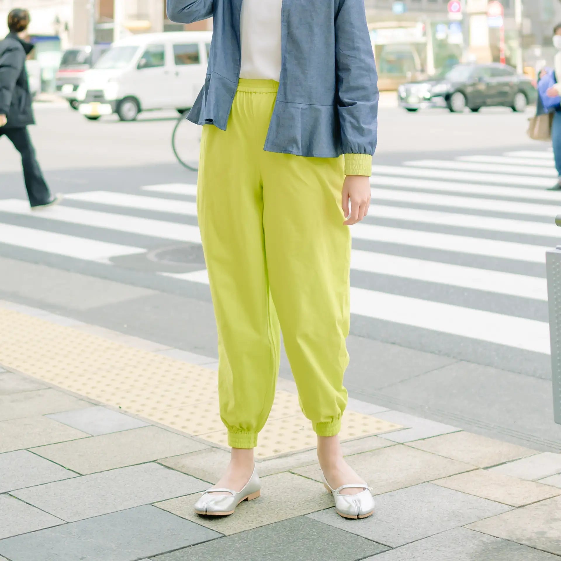 Inazawa Lime Green Pants | HijabChic