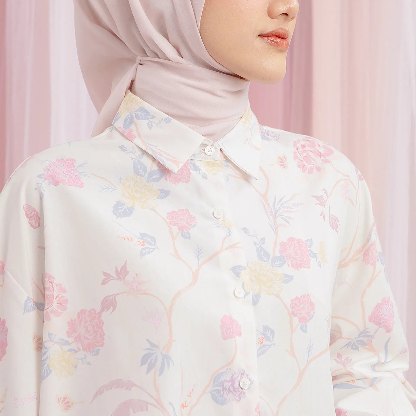 Janine Creme Top (Pre-Order) | HijabChic