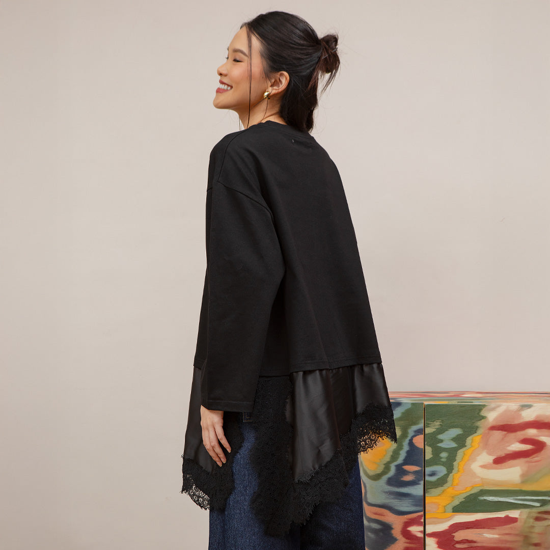 Kaluna Lace Black Top