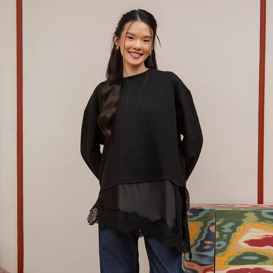 Kaluna Lace Black Top