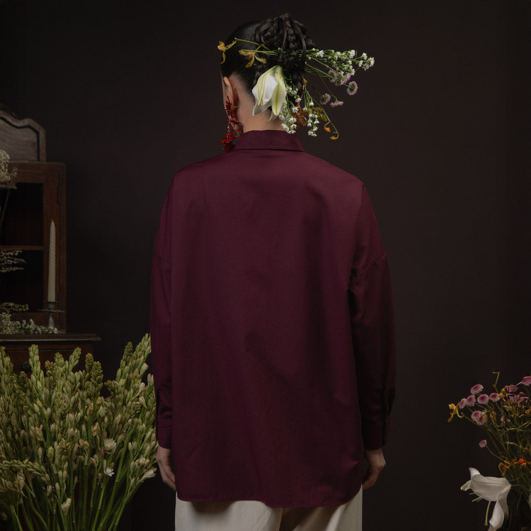 Kirana Maroon Top