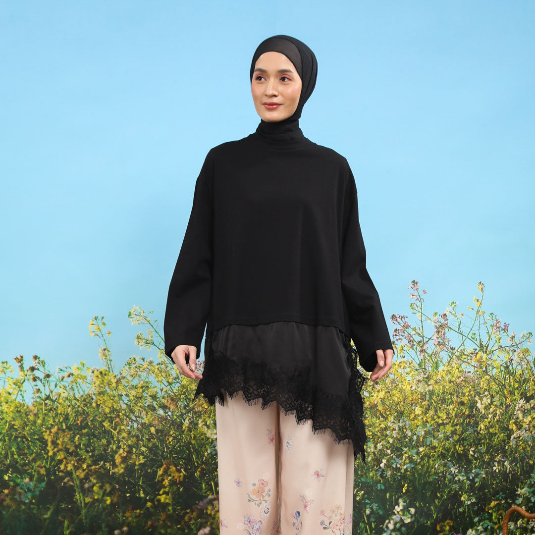 Kaluna Lace Black Top