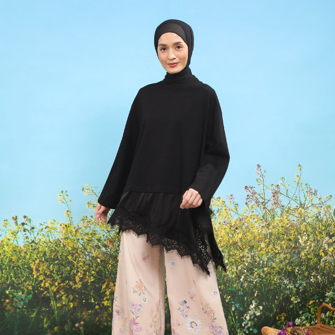 Kaluna Lace Black Top