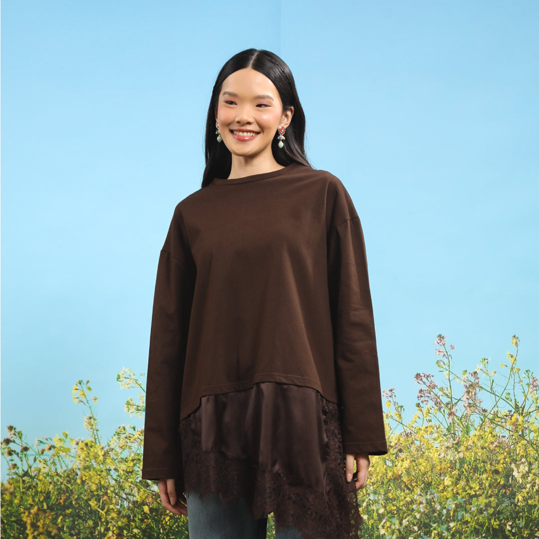 Kaluna Lace Drak Choco Top