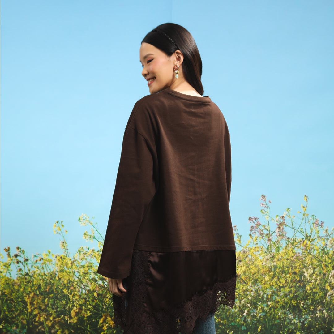 Kaluna Lace Drak Choco Top