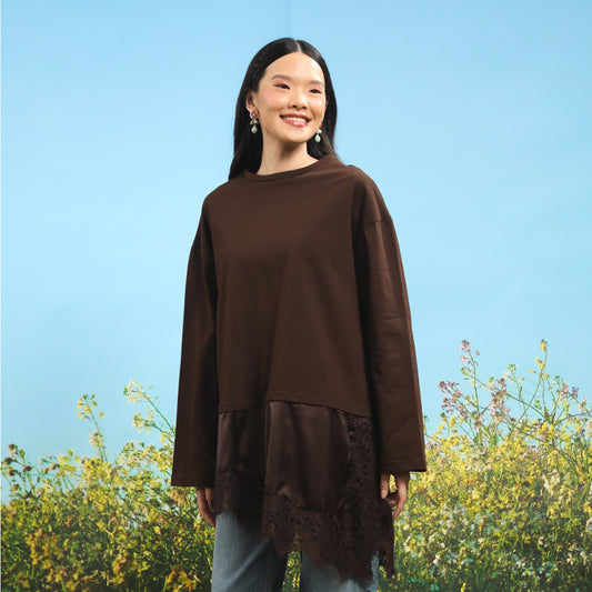 Kaluna Lace Drak Choco Top