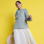 Defect Kanaya Sage Green Tops | HijabChic