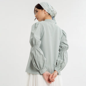 
            
                Load image into Gallery viewer, Defect Kanaya Sage Green Tops | HijabChic
            
        