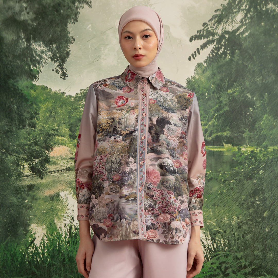 Leifa Violet Ash Top