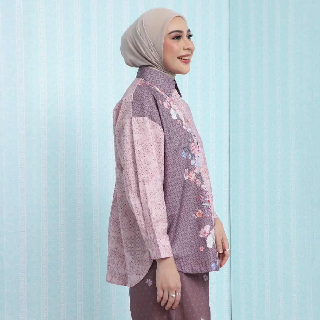 Leiqa Pink Plum Top