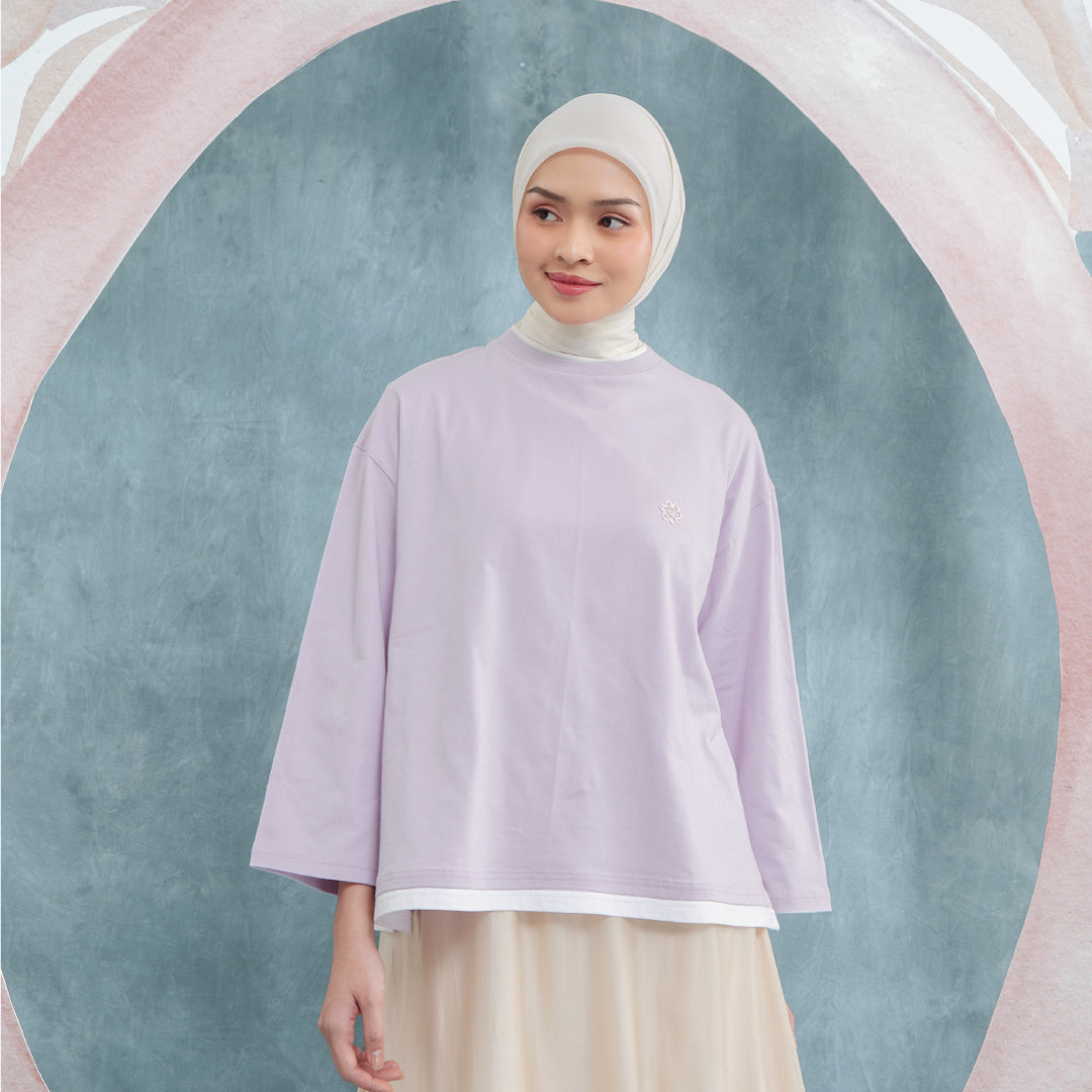 Rora Lilac Top