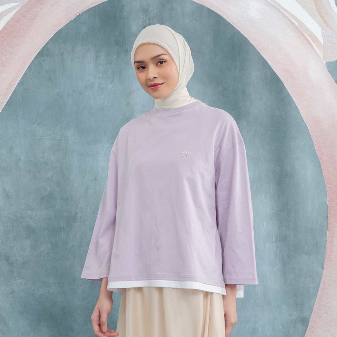 Rora Lilac Top