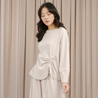 Lona Top - Atasan Knit Tali Serut Adjustable