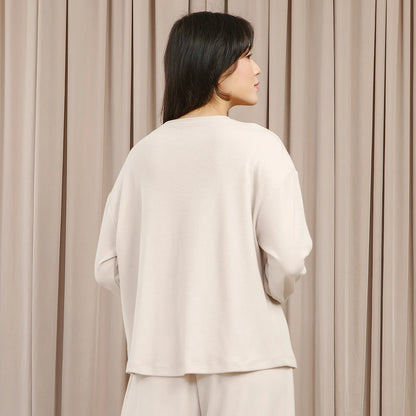 Lona Top - Atasan Knit Tali Serut Adjustable