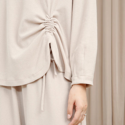 Lona Top - Atasan Knit Tali Serut Adjustable