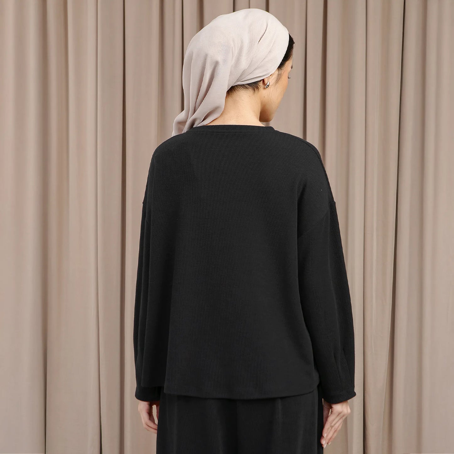 Lona Top - Atasan Knit Tali Serut Adjustable