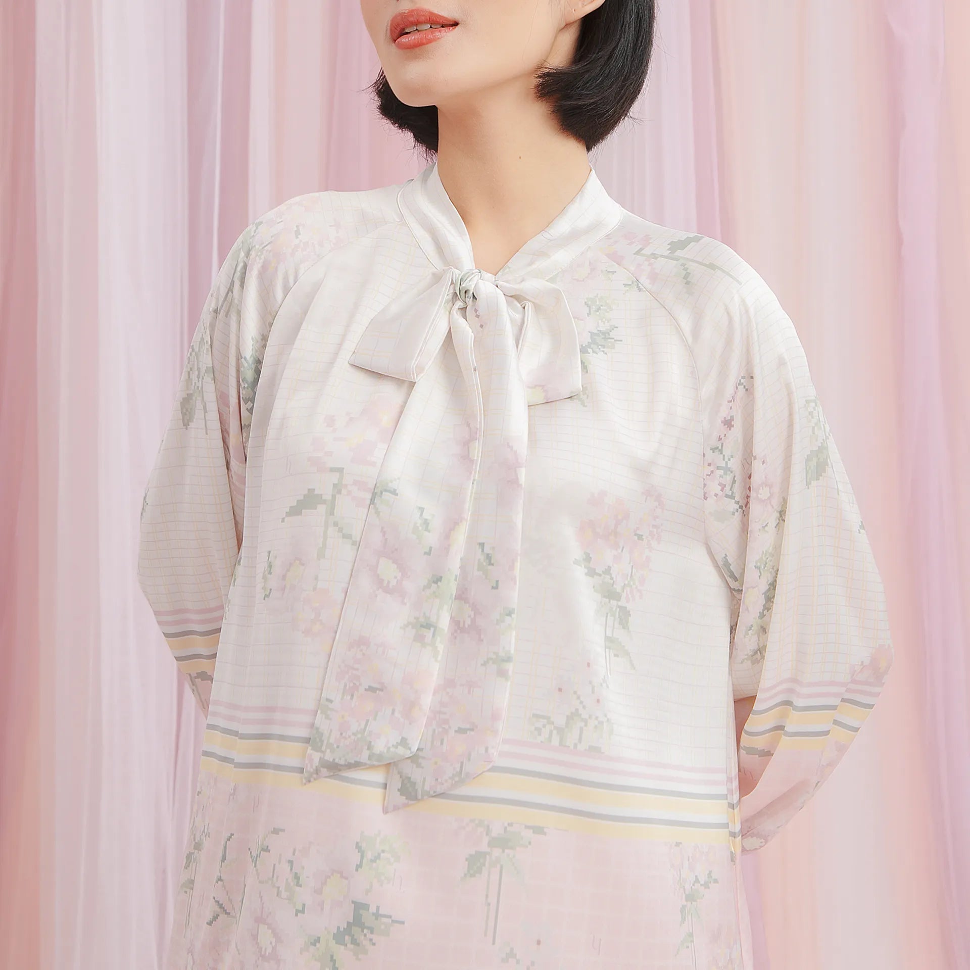 Lucie Creme Pink Shirt | HijabChic