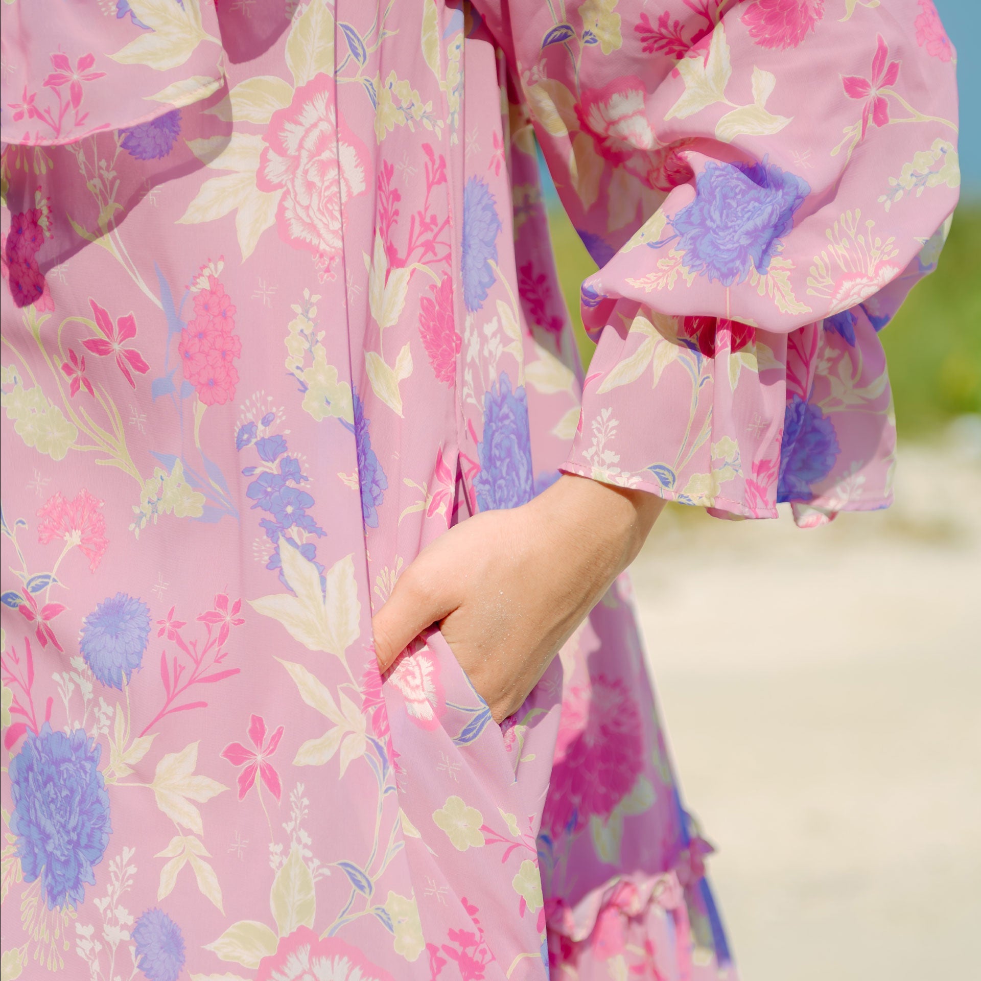 Laguna Multicolour Dress | HijabChic