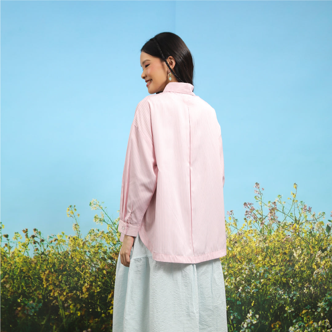 Leanne Pink Top
