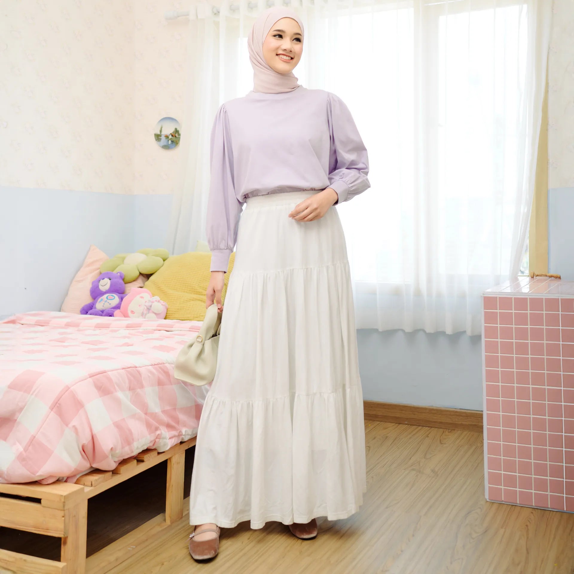 Uzma Lilac Tops | HijabChic