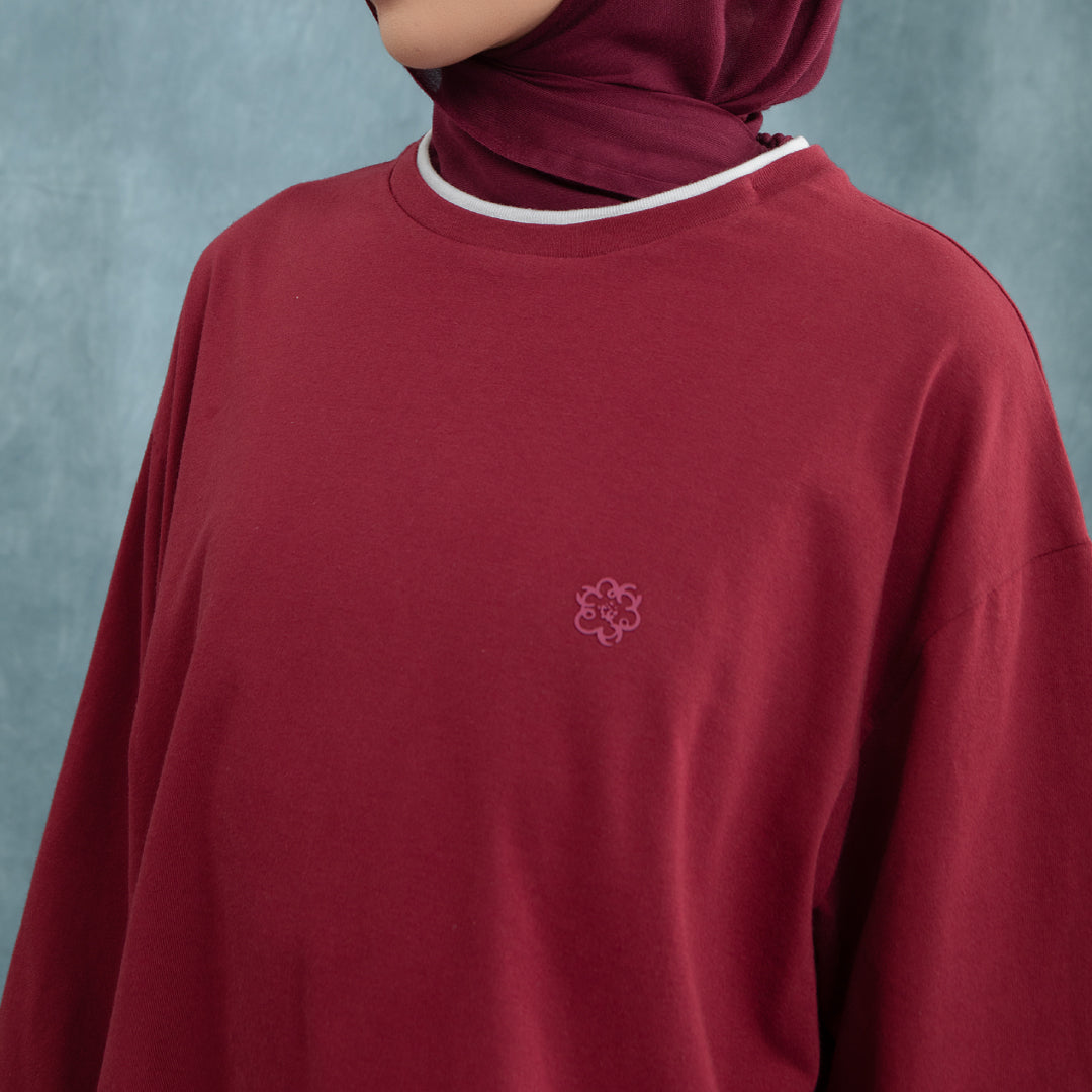 Rora Maroon Top