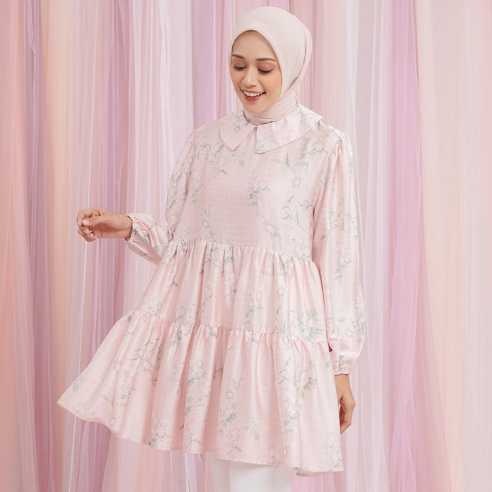 Maude Carnation Pink Tunic | HijabChic