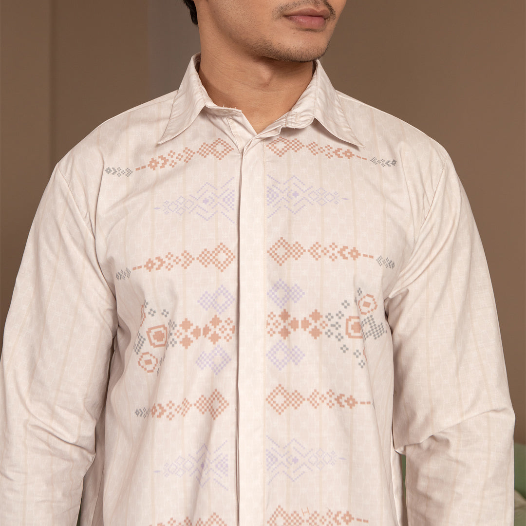 Bundling Homecoming Couple Malik Koko Sand Stone + Rosela Dress Peach