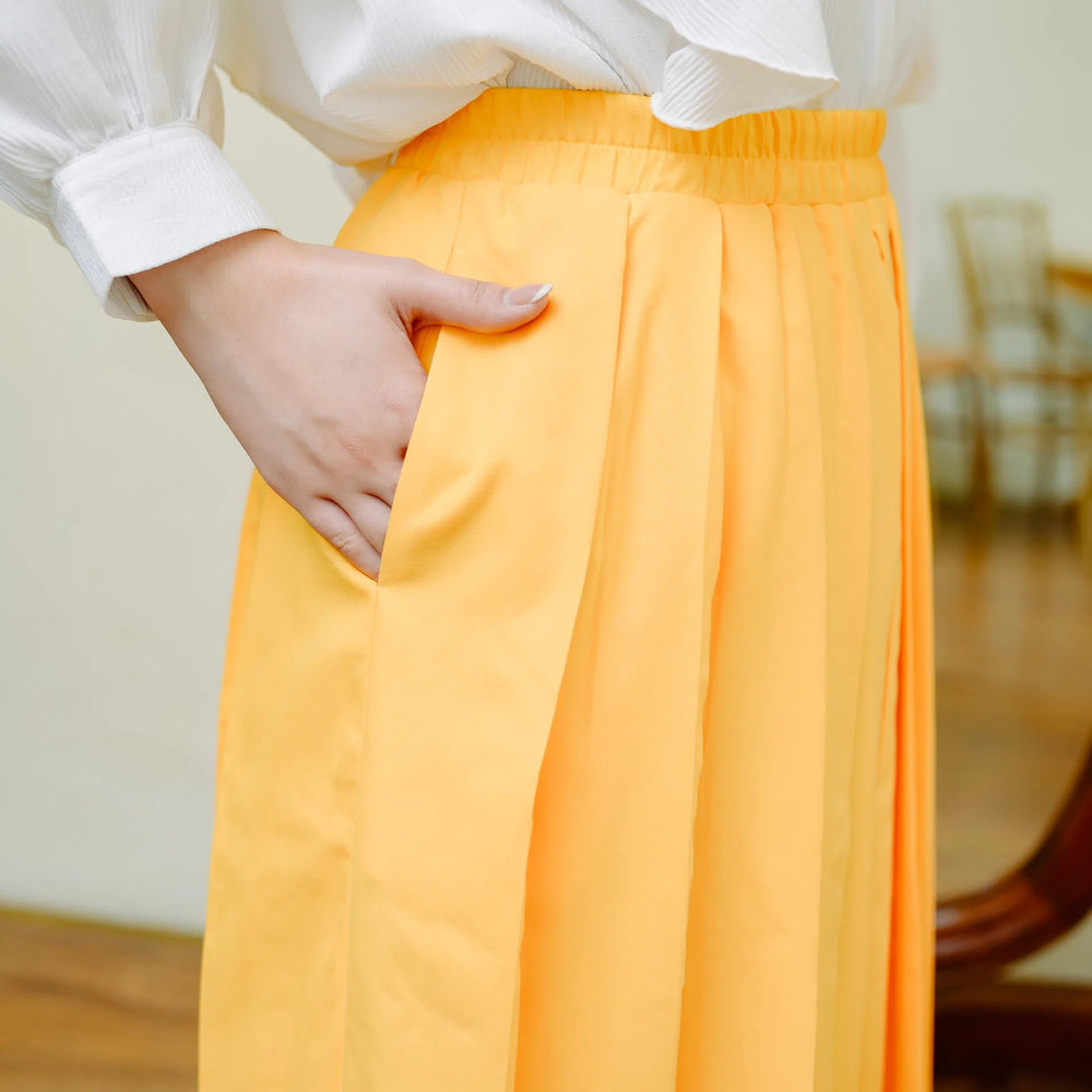 
            
                Load image into Gallery viewer, Mango Yellow Skirt | HijabChic
            
        