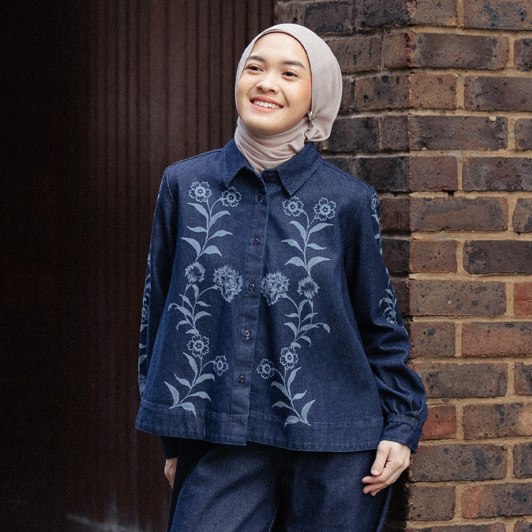 Marcea Denim Top