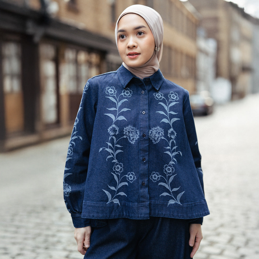 Marcea Denim Top
