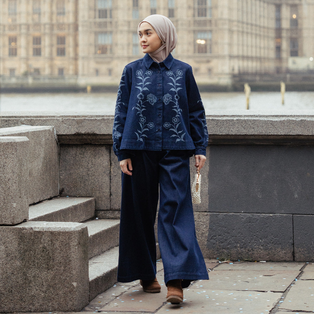 Marcea Denim Top