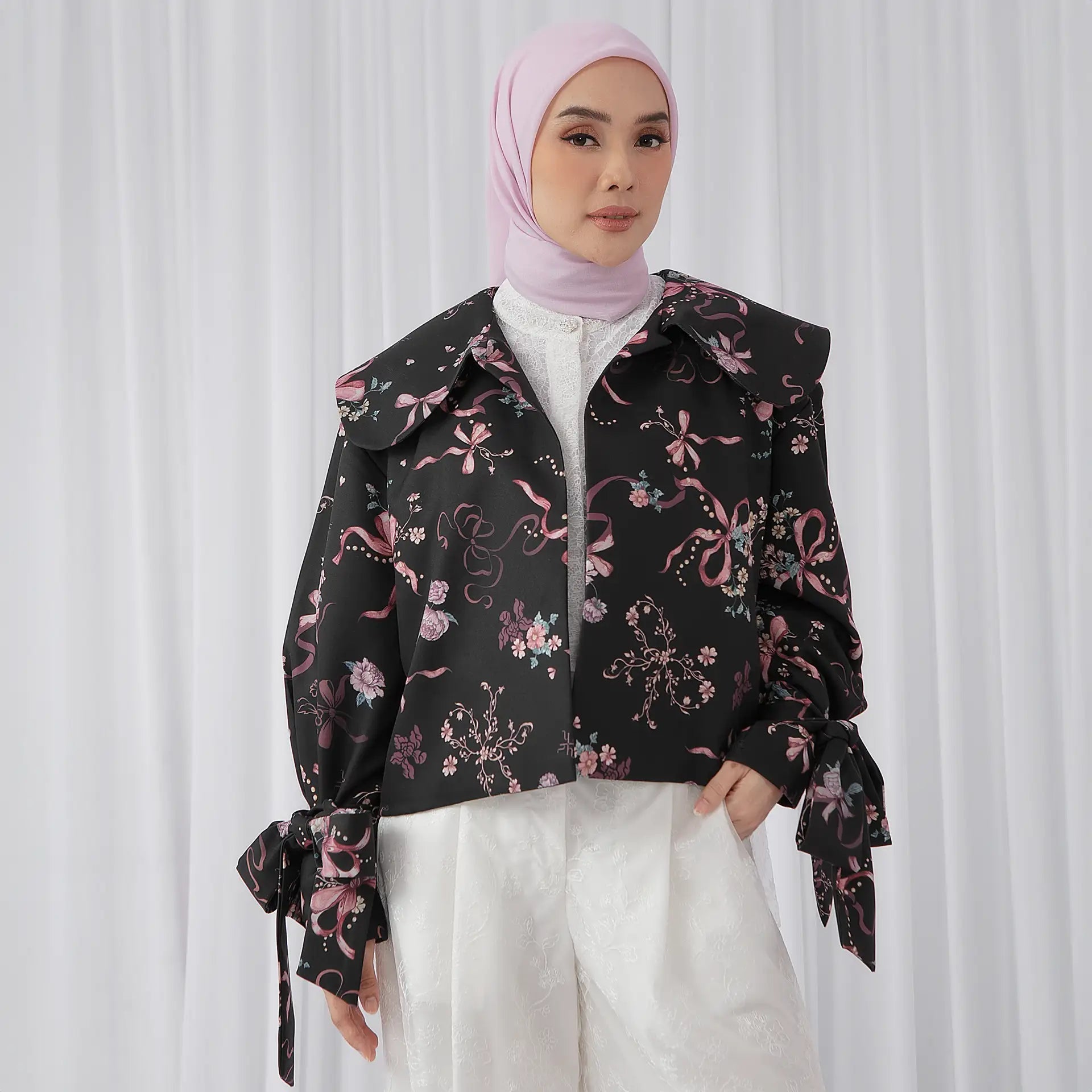 Marlow Raven Coquette Outerwear HijabChic 3