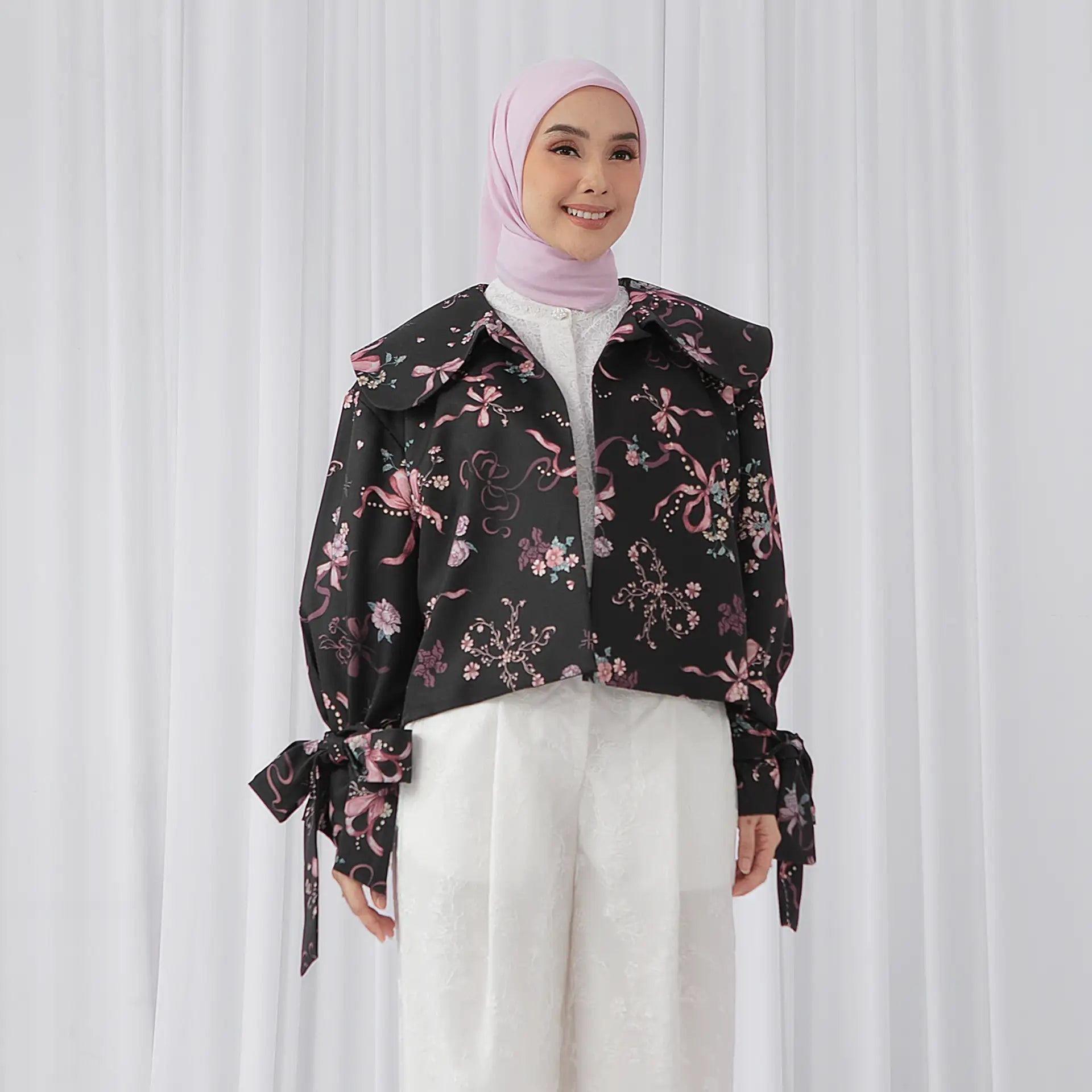 Marlow Raven Coquette Outerwear HijabChic 4