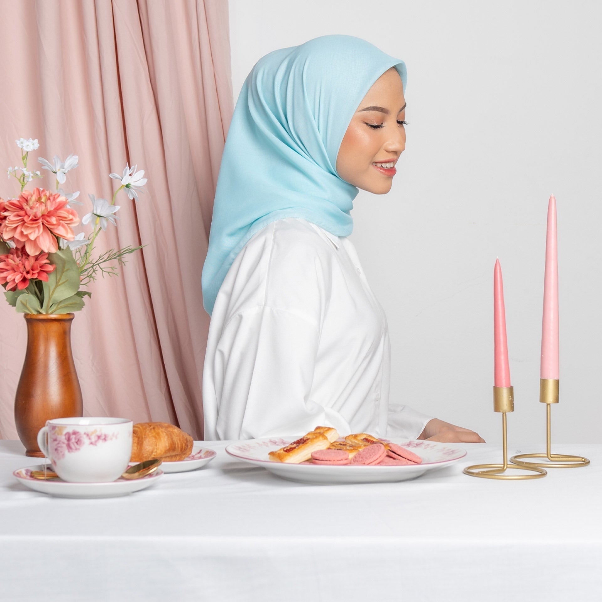Runa Mint Daily Scarft | HijabChic