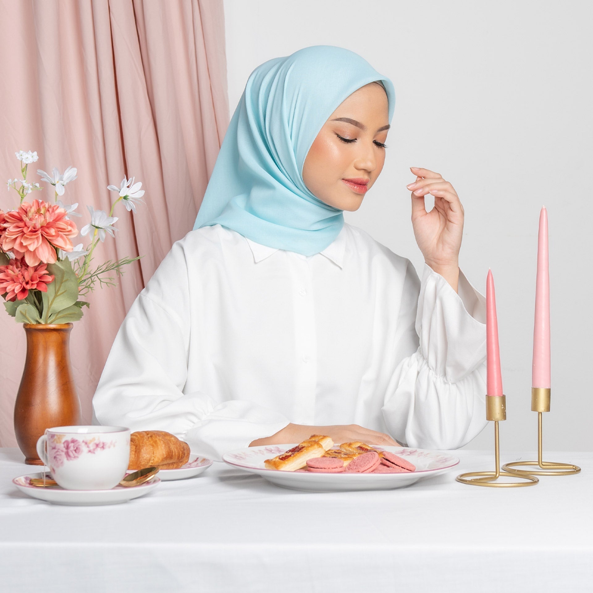 Runa Mint Daily Scarft | HijabChic
